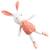 Doudou en velours - esmee Blanc/rose+Blanc/rose XL 1 - vertbaudet enfant 