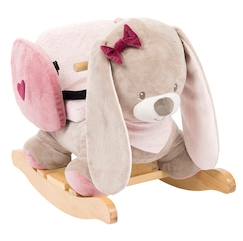 Jouet-Premier âge-Bascules, chariots de marche, trotteurs et porteurs-Bascule nina le lapin