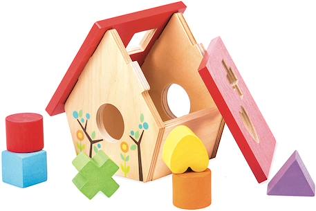 Mon petit nichoir - boîte à formes Rouge 2 - vertbaudet enfant 
