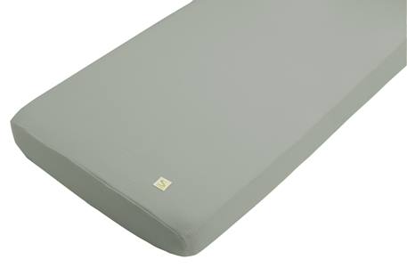 Draps housse bébé en coton bio - uni petale Beige+Rouge+Vert 5 - vertbaudet enfant 
