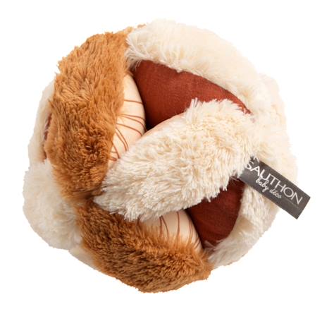 Balle sensorielle en peluche - orsino Beige 1 - vertbaudet enfant 