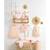 Doudou en velours - esmee Blanc/rose+Blanc/rose XL 6 - vertbaudet enfant 