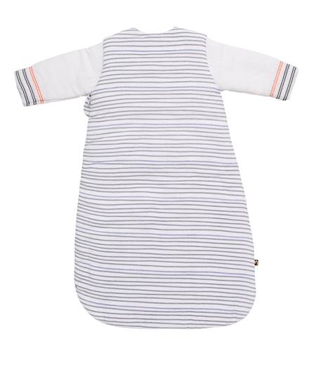 Gigoteuse bébé hiver à manches amovibles marinière - baby sailor Blanc/bleu 2 - vertbaudet enfant 