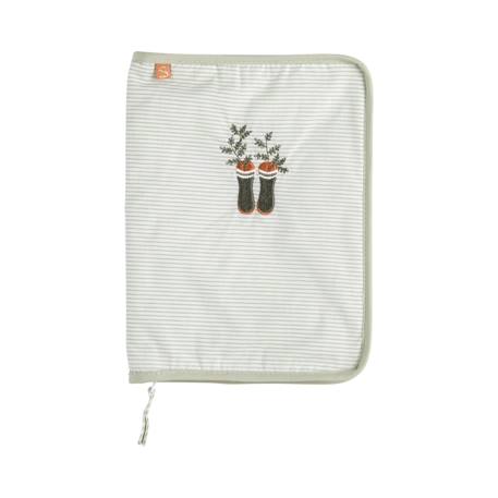 Protège carnet de santé en coton - botanica Vert tilleul 1 - vertbaudet enfant 