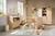 Lit bébé avec têtes de lit arrondies en bois décor chêne doré - azur Marron 3 - vertbaudet enfant 