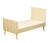 Lit bébé évolutif - little big bed sur pieds en bois avec têtes panneaux imitation bois - melinee Marron/beige 2 - vertbaudet enfant 