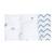 Langes bébé en coton bio - hello Blanc 3 - vertbaudet enfant 