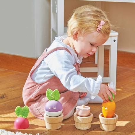 Les légumes empilables Blanc 4 - vertbaudet enfant 