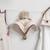 Doudou mouchoir ours en velours - timouki Beige 4 - vertbaudet enfant 