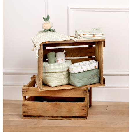 Doudou mouchoir jardinier en coton - botanica Vert 4 - vertbaudet enfant 