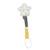 Attache-tétine en velours étoile - babyfan Blanc 1 - vertbaudet enfant 