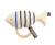 Hochet poisson avec anneau en bois - baby sailor Blanc 1 - vertbaudet enfant 