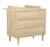 Commode 3 tiroirs pieds bois - paloma Blanc/marron+Marron 8 - vertbaudet enfant 