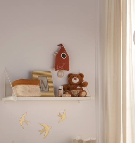 Peluche mini musical maison brodé - orsino Orange 4 - vertbaudet enfant 