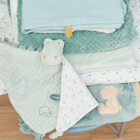 Maxi doudou roméo le croco Vert 2 - vertbaudet enfant 