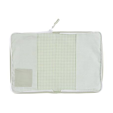 Protège carnet de santé en coton - botanica Vert tilleul 3 - vertbaudet enfant 