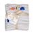 Couverture bébé en gaze de coton et polaire marinière - baby sailor Blanc 1 - vertbaudet enfant 
