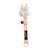 Attache-tétine en velours lapin - esmee Blanc 3 - vertbaudet enfant 