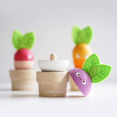 Les légumes empilables Blanc 2 - vertbaudet enfant 