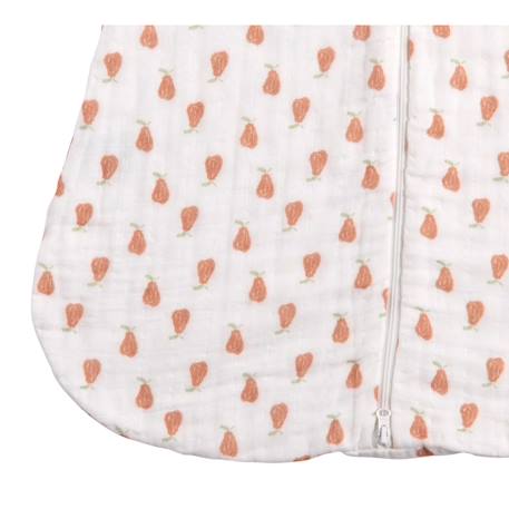 Gigoteuse lange bio en coton bio - botanica Blanc+Vert 2 - vertbaudet enfant 