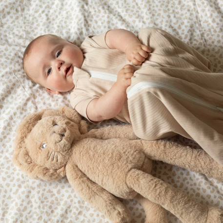 Grande peluche lion pour bébé Beige 3 - vertbaudet enfant 
