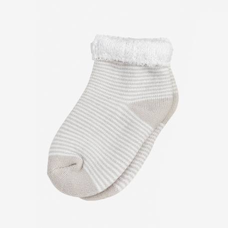 Lot de 3 paires de chaussettes bébé Ecru 3 - vertbaudet enfant 