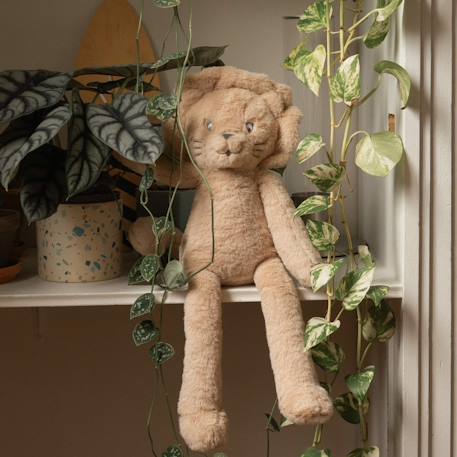 Grande peluche lion pour bébé Beige 2 - vertbaudet enfant 
