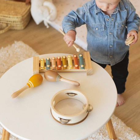 Coffret musical en bois pour bébé Multicolore 4 - vertbaudet enfant 