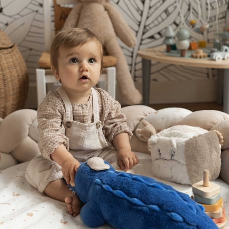 Grande peluche pour bébé - crocodile Bleu 2 - vertbaudet enfant 