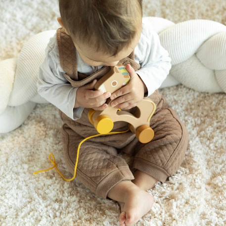 Jouet en bois bébé à tirer Multicolore 5 - vertbaudet enfant 