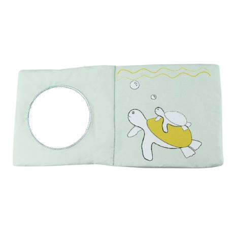 Livre d'éveil en tissu Ecru 6 - vertbaudet enfant 