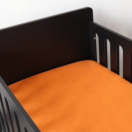 Drap housse oeko-tex® standard 100 Abricot+Bleu+Bleu ciel+Bleu marine+Camel+Caraïbes+Gris+Rose+Terracotta+Vanille+Vert+Vert olive+Vieux rose 2 - vertbaudet enfant 