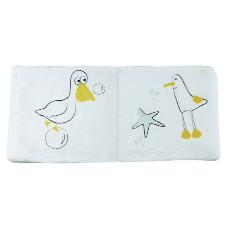 Livre d'éveil en tissu Ecru 4 - vertbaudet enfant 