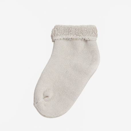 Lot de 3 paires de chaussettes bébé Ecru 4 - vertbaudet enfant 