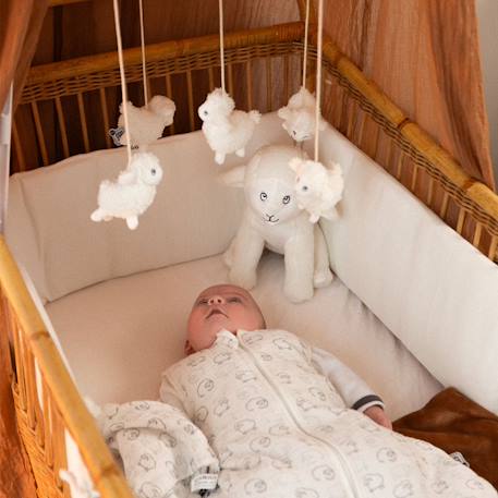 Mobile musicale wooly le mouton Ecru 4 - vertbaudet enfant 