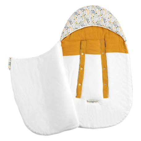 Nid d'ange bébé en coton - promenons nous Jaune foncé 3 - vertbaudet enfant 