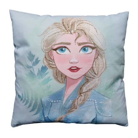 Coussin imprimé 100% coton, disney home frozen sisters Bleu ciel 1 - vertbaudet enfant 