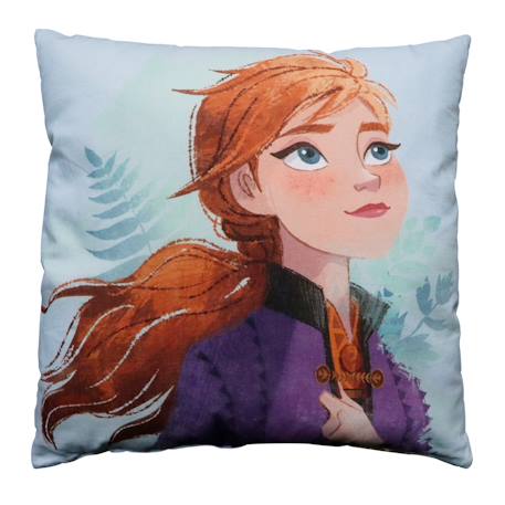 Coussin imprimé 100% coton, disney home frozen sisters Bleu ciel 2 - vertbaudet enfant 