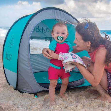 Tente pop-up anti-uv avec moustiquaire sunkitö Bleu 3 - vertbaudet enfant 