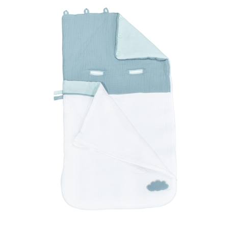 Nid d'ange en coton - lily Blanc/bleu+Blanc/gris+Blanc/rose 2 - vertbaudet enfant 