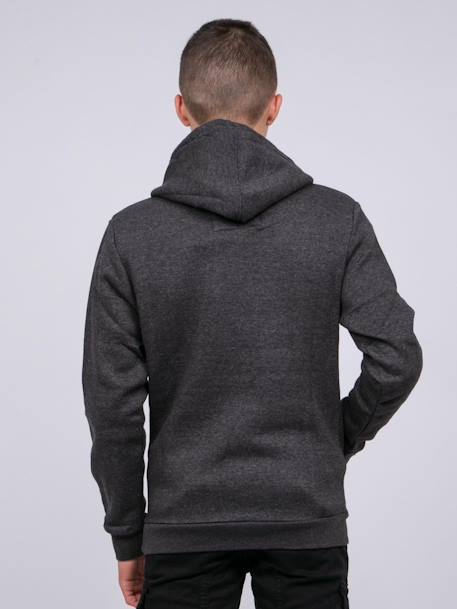 Sweat capuche widem garçon Antra+Kaki+Marron 2 - vertbaudet enfant 