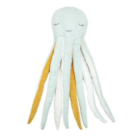 Peluche poulpie la pieuvre Blanc+Moutarde+Vanille+Vert 15 - vertbaudet enfant 