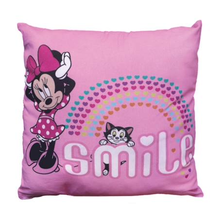Coussin imprimé 100% coton, disney minnie shopping Rose 2 - vertbaudet enfant 