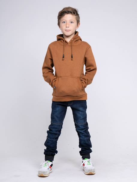 Sweat capuche widem garçon Antra+Kaki+Marron 12 - vertbaudet enfant 