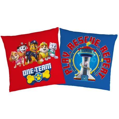Coussin imprimé 100% polyester, pat patrouille ready for action Rouge 3 - vertbaudet enfant 