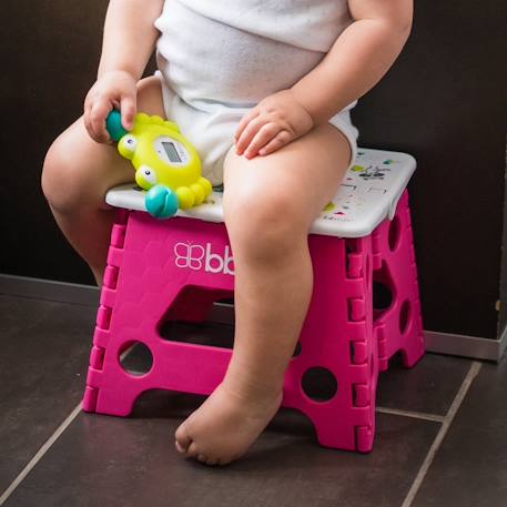 Marche-pied pliable Rose 3 - vertbaudet enfant 