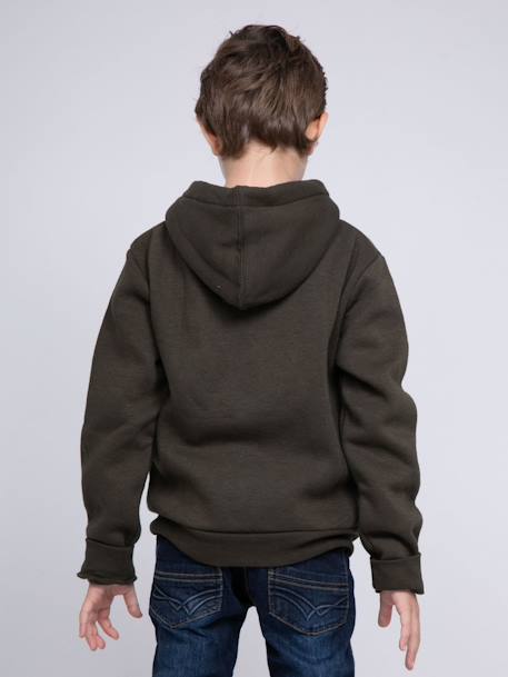 Sweat capuche widem garçon Antra+Kaki+Marron 6 - vertbaudet enfant 