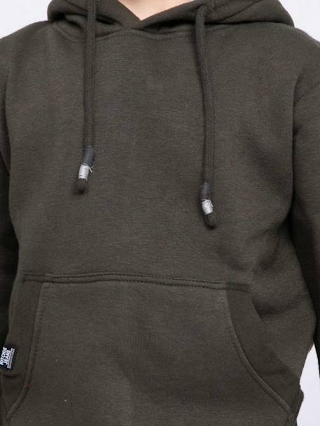 Sweat capuche widem garçon Antra+Kaki+Marron 7 - vertbaudet enfant 