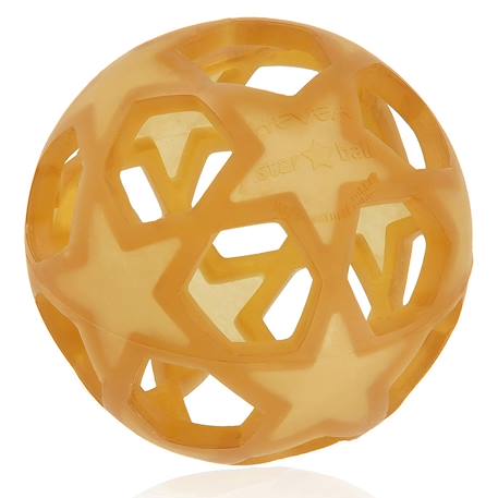 Star ball en caoutchouc naturel Multi-coloured 1 - vertbaudet enfant 
