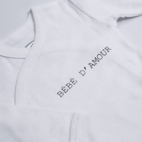 Body naissance - bébé d'amour Blanc 2 - vertbaudet enfant 